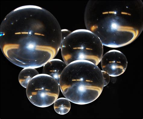 Plastic spheres imbued with magic